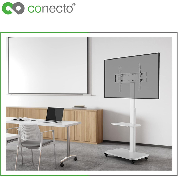 Підставка для телевізора Conecto SA-CC50864 біла, поворотна, для екранів 37-75