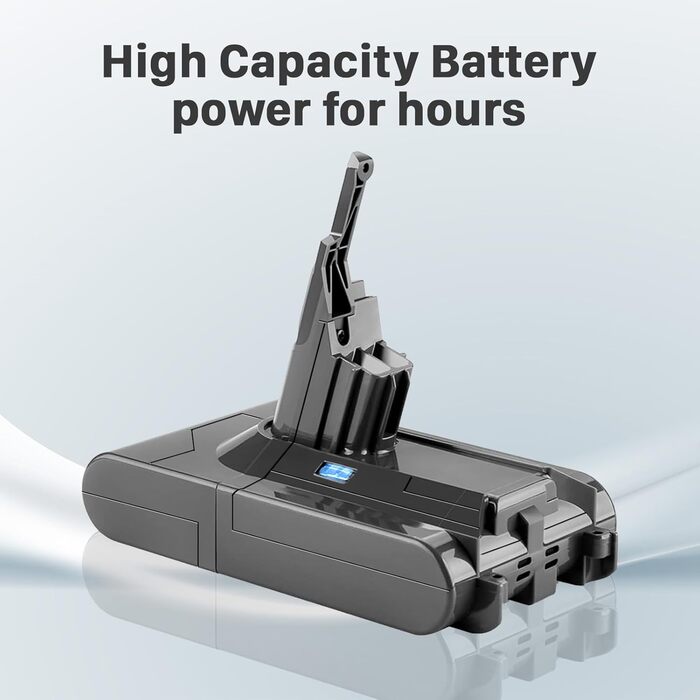 Акумулятор V8 для пилососа Dyson, 7200mAh, замінний акумулятор Li-ion для Dyson V8 Absolute/Animal/Fluffy/Motorhead Exclusive