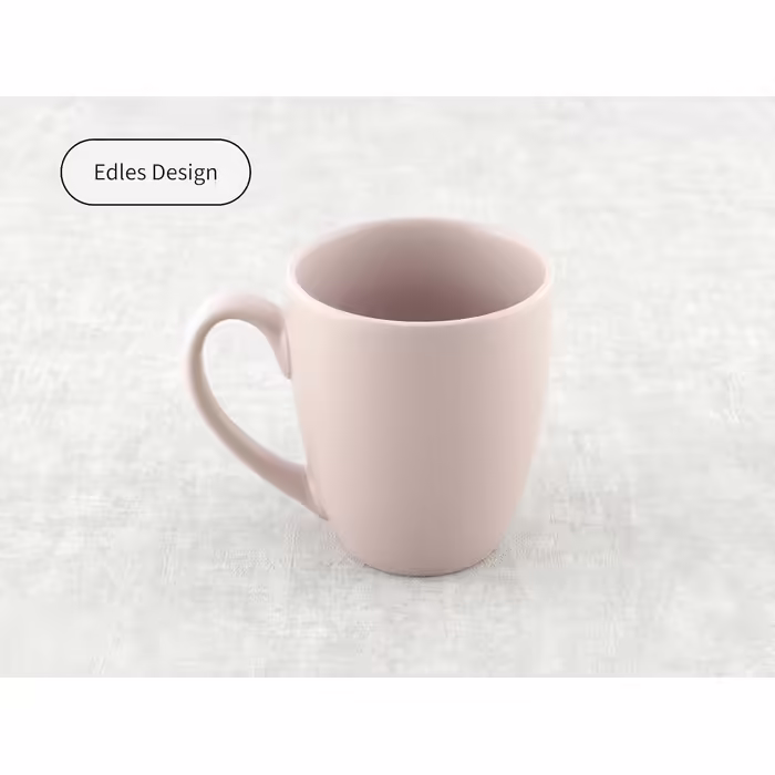 Hansekitchen Coffee Mug Set Large – Coffee mugs made of high-quality and sturdy ceramic, large handles, large mugs (Brown, Set of 6)