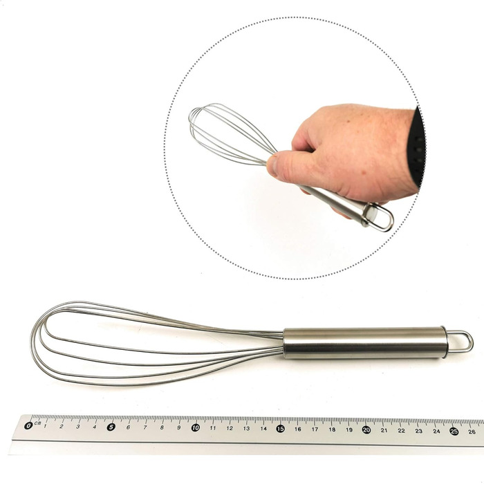 Віск Kerafactum з нержавіючої сталі (21 см) - для збивання, приготування