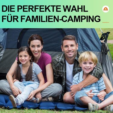 Каремат (килимок) для кемпінгу iParaAiluRy ультралегкий, компактний, надувний - синій. Для туризму, пікніків, пляжу.