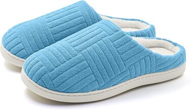 Зручні антиковзкі домашні тапочки з Memory Foam з бавовни для жінок (36/37 EU, блакитні)