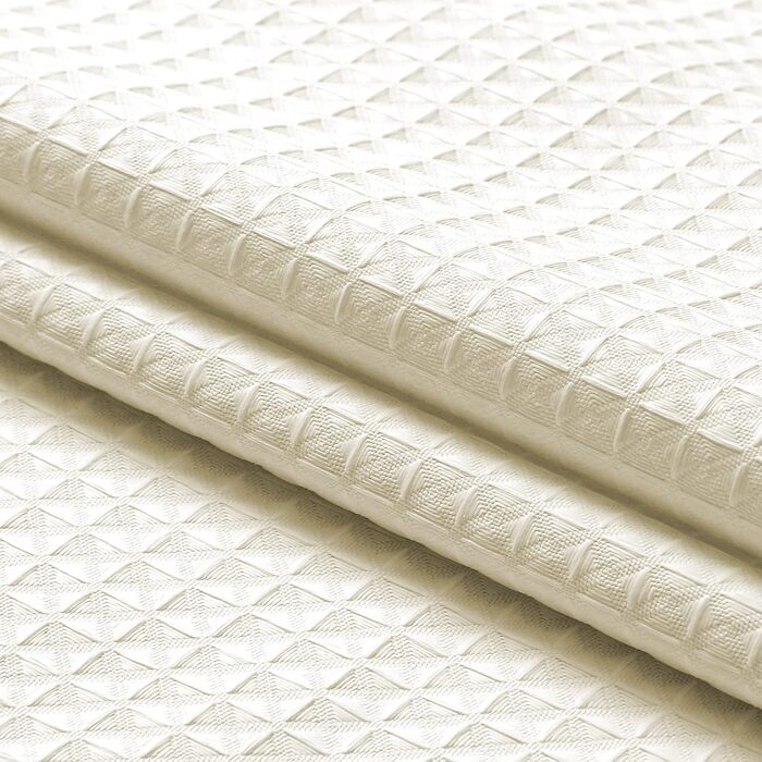 Двостулковий душовий завіс з тканини, бежевий, 183x244 см – Hotel Quality, водонепроникний, для ванної кімнати