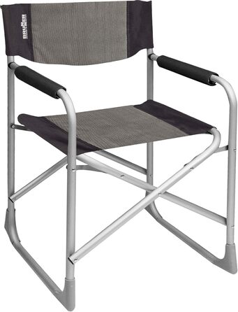 Крісло Brunner Regista Captain Azzurro/Nero (Сірий/Чорний) - Складне, для кемпінгу, преміум