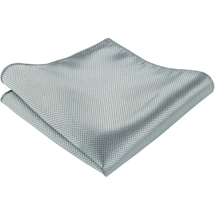 Набір аксесуарів для чоловіків Alizeal: краватка-метелик, запонки та хустинка (світло-сірий)