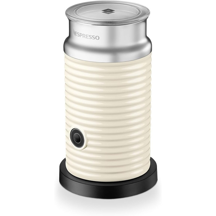 Nespresso Aeroccino 3: електричний спінювач молока, 120 мл пінки, 240 мл гарячого молока, білий