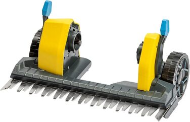 Насадка Gloria FineCut для тримера MultiBrush, для газонів і країв, ширина зрізу 36 см, жовта, аксесуар для газонокосарки та роботів