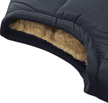 Тепла термопояс KEFITEVD для чоловіків, зимова жилетка з коміром, мисливська жилетка, флісова жилетка, однотонна робоча жилетка (L, темно-сірий)