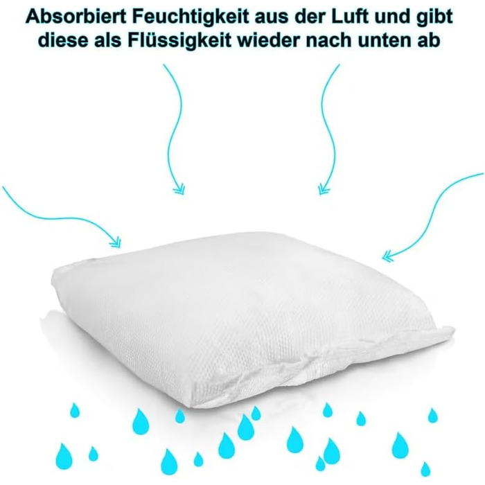 Електричний осушувач повітря 20L з таймером та шлангом, для підвалів та приміщень до 150 м³/50 м², тиха робота 39dB, 10 років гарантії, з мішком для збору води