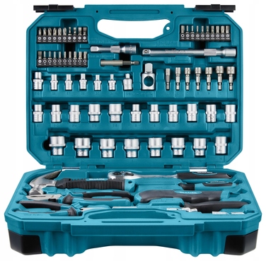 Набір інструментів та торцевих ключів Makita, 76 елементів, E-10899