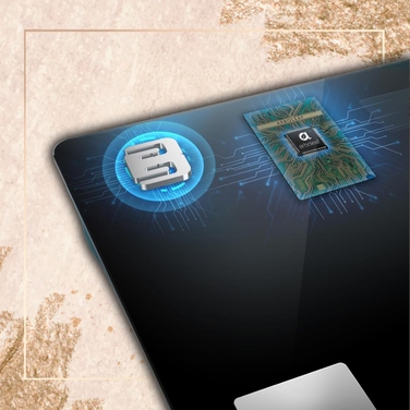 Електронні ваги для ванної DaoLong з вимірюванням BMI, до 226 кг, чорні