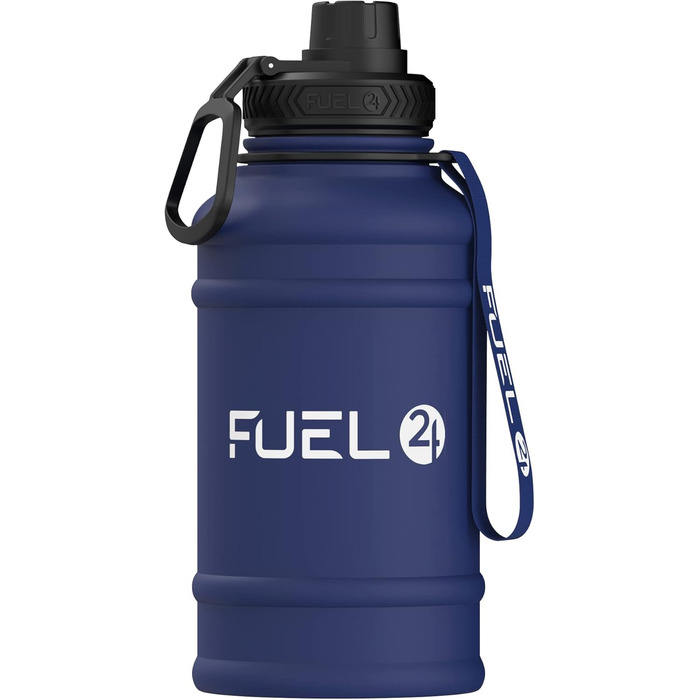 Extra Stark Stainless Steel Metal Water Bottle 1.3L & 2.2L - Leak-Proof & BPA-Free Stainless Steel Water Bottle - Robust Water Bottle Gym, Sports Water Jug Stainless Steel Bottle For Adults (1300 ml, Blue)