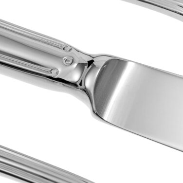 GRÄWE Bayreuth Cutlery Set, 10-piece, 2-person, silver-colored, stainless steel, polished