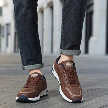 ARRIGO BELLO Кросівки чоловічі: спортивні, для прогулянок, робочі, Outdoor, легкі, розмір 41-46 (D Коричневий, 42 EU)