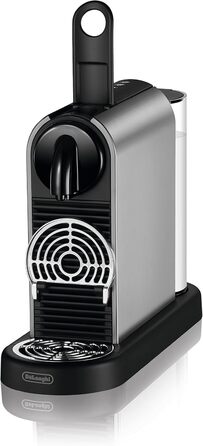 Капсульна кавомашина Nespresso De'Longhi CitiZ Platinum EN220.T, 4 розміри чашок, 19 бар, 1260 Вт, титановий колір