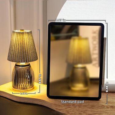 Настільна лампа MJ з таймером, акумуляторна, для дому та декору (сіра)