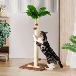 Котячий кігтетоп Leisuremix XXL, 80 см, зелений, сучасний дизайн, для великих котів