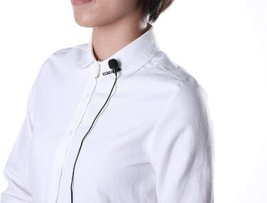 Мікрофон-петличка Nicama LVM1 з вітрозахистом, конденсаторний, для iPhone, смартфонів, Canon, Nikon, DSLR, відеокамер