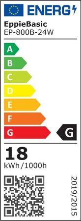LED лампа для столу EppieBasic з регулюванням яскравості, 24W, для офісу та дому, захист очей, 6 кольорів, авто-диммування