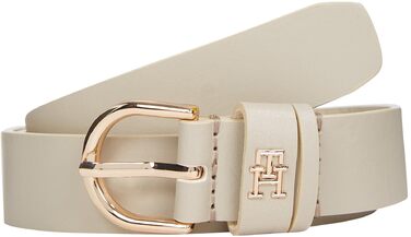 Ремінь жіночий Tommy Hilfiger Essential Effortless 75 бежевий (Sugarcane) з регульованою пряжкою
