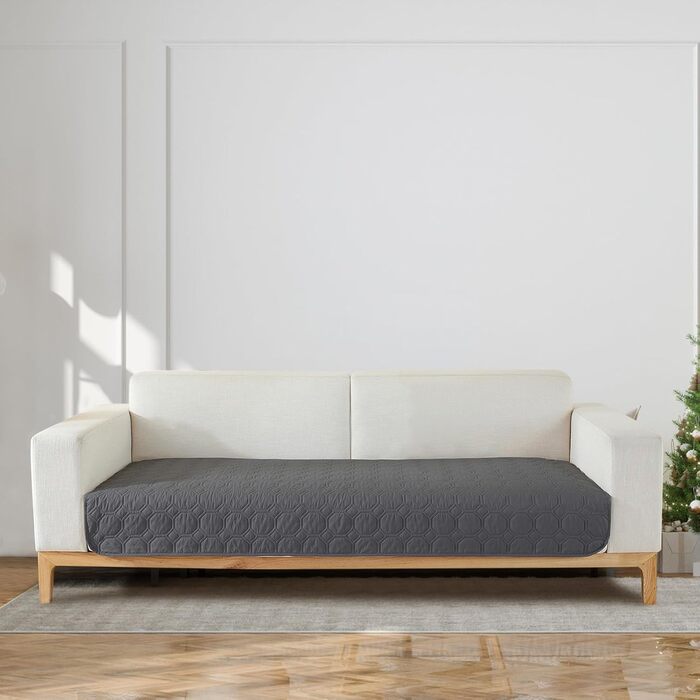 Водонепроникний килимок для собак, 76 x 178 см, великий, миючий, з антиковзним покриттям, м'який, для великих та маленьких собак, захист меблів, сірий