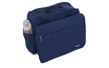 Дитяча сумка для мами та тата Inglesina My Baby Bag чорна, багатофункціональна пеленальна сумка з термовідділенням та органайзером