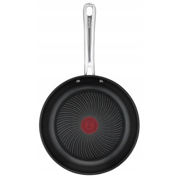 Набір сталевих сковорідок TEFAL Infinite 28/30 см, для індукційних та газових плит, з антипригарним покриттям