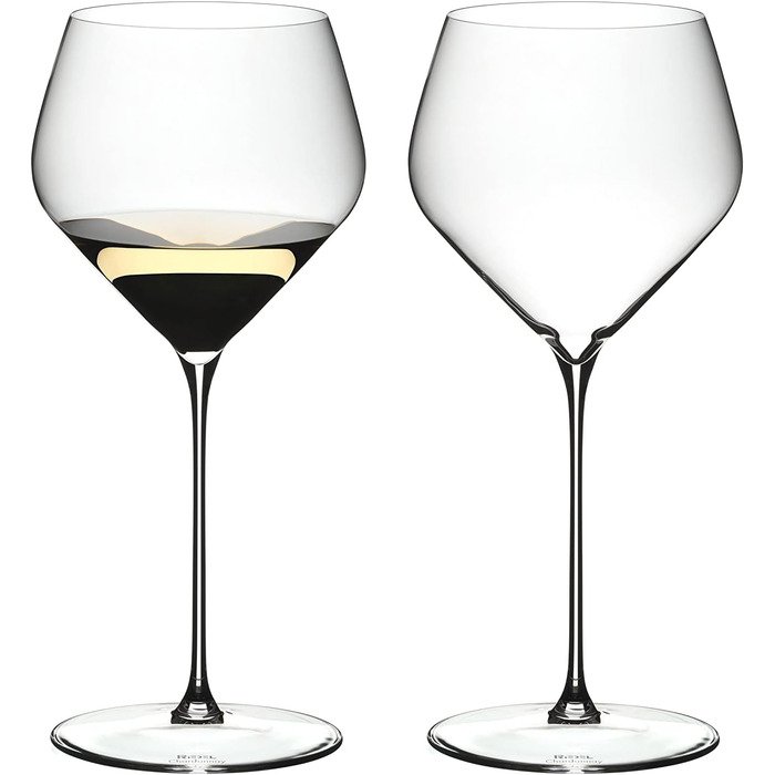 RIEDEL Veloce Chardonnay, Set of 2, clear crystal glass, premium machine-made