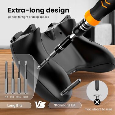 Набір викруток JOREST 155 в 1: міні-набір для ремонту Macbook, Laptop, PC, RC, PS5, Switch, Xbox, iPhone, годинників та окулярів