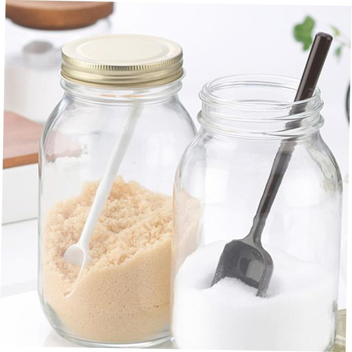 12-Piece Candle Spoon Shovel Storage Container for Dog Food, Coffee Measuring Cup, Salt Spoon, Milk Powder Spoon, Long Handle, Teaspoon, Packet Measuring Spoon, Baby