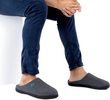 Чоловічі халапи RockDove Original з піною, що повертається, 42/43 EU, темно-сірий та синій