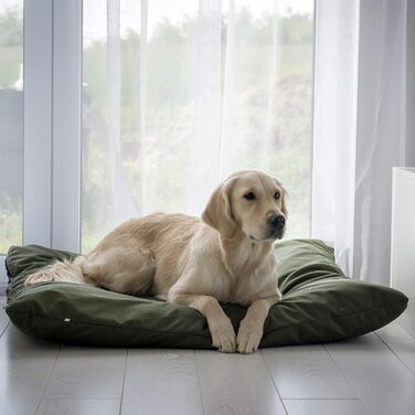 Водонепроникне собаче ліжко 80x60 см, темно-зелене, 4L Textil ZOE