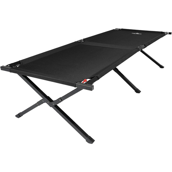 Кемпінгове ліжко TETON Sports Adventurer Limited Edition для дорослих, чорне | Розмір 75.5' x 25'