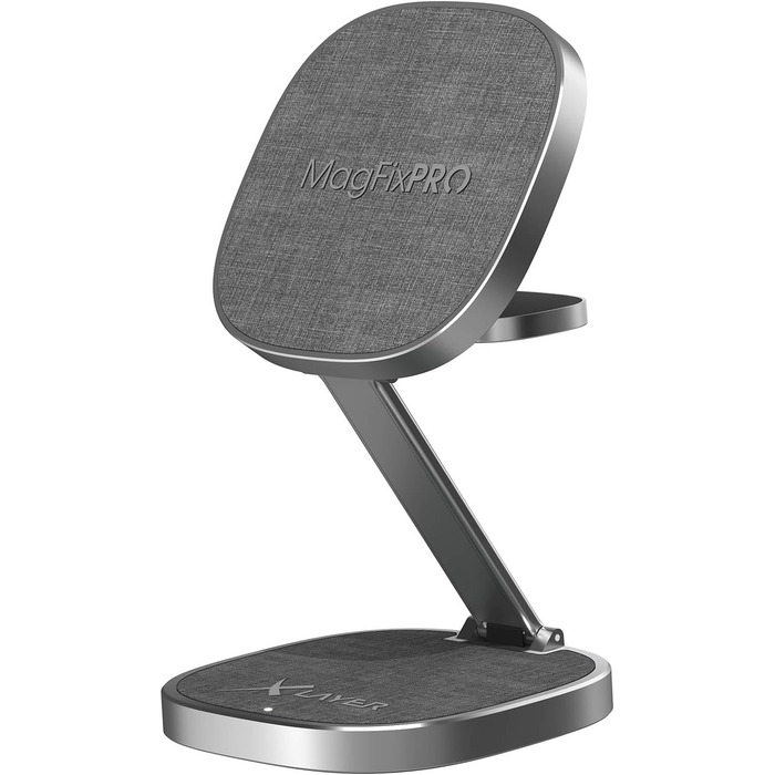 XLayer MagFix Pro 3 в 1 Зарядна станція MagSafe для iPhone 16/15/14/13/12, Apple Watch 5/6/7/8/9/SE/Ultra, бездротова, магнітна, складна, з підставкою