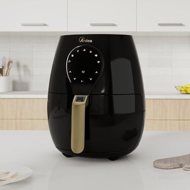 Фритюрниця Ardes Eldorada Maxi AR1K33 - 5л, чорна, з цифровим дисплеєм та таймером