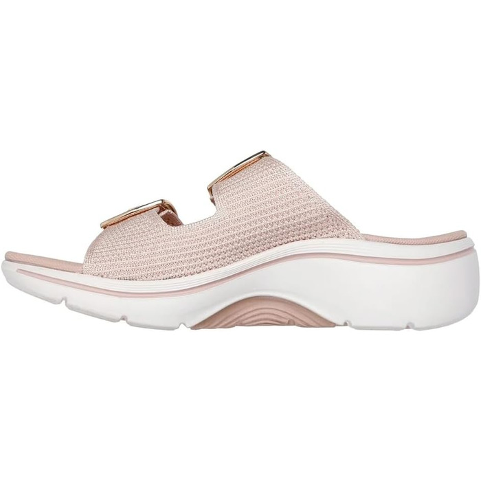 Сандалі жіночі Skechers Go Walk Arch Fit 2.0 Chloe - Blush (41 EU) - комфортні слайдери для щоденного носіння