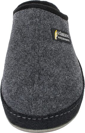 Чоловічі фетрові домашні тапочки Schawos 6030 з устілкою, жорсткою підошвою, неслизькі, сірі, 42 EU