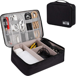 Водонепроникна органайзер-сумка для кабелів та аксесуарів QIMEI-SHOP | SD-картки, флешки, Power Bank, HDD