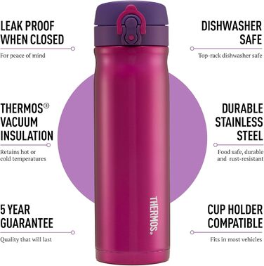 Stainless Steel Insulated Tumbler - 470ml - Rose Color