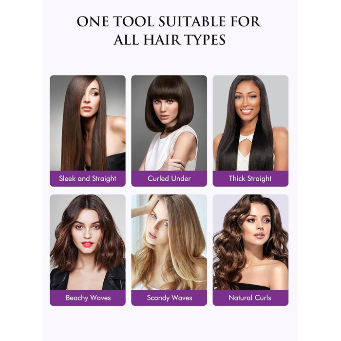 LANDOT Професійний випрямляч для волосся з керамічним покриттям 45 мм, 12 температурних режимів (120–230°C), рожеве золото, чорний