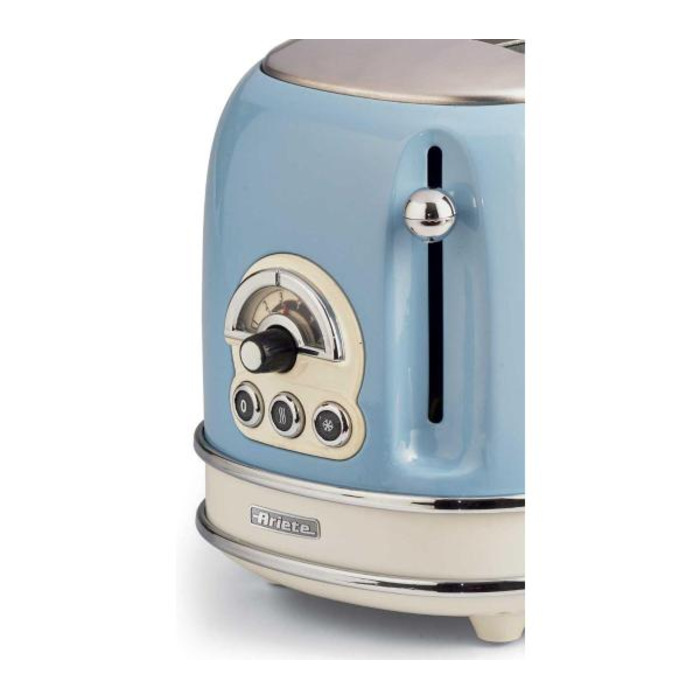 Тостер Ariete 155/05 Vintage, блакитний, 810 Вт