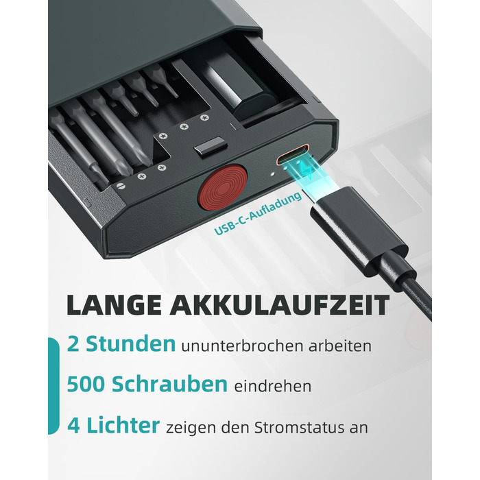 Мініатюрний електричний набір викруток DOINOW, прецизійний електричний викрутка з 48 бітами, LED-підсвічуванням, акумуляторний, для ремонту iPhone, ноутбуків, окулярів, годинників