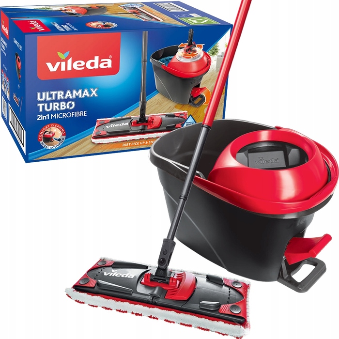 Повний набір швабри з віджимачем VILEDA Ultramax Turbo