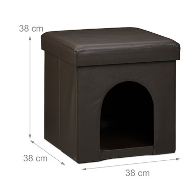 Relaxdays Dog Box Ottoman