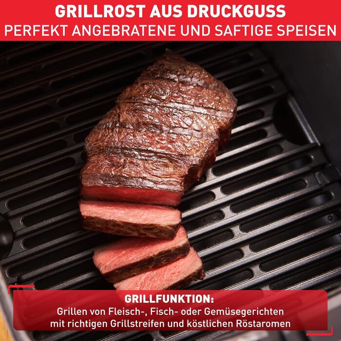 Аерофритюрниця Tefal EY501A Easy Fry & Grill 4,2 л, 2-в-1, технологія Extra Crisp, енергозберігаюча, таймер, гриль, біла