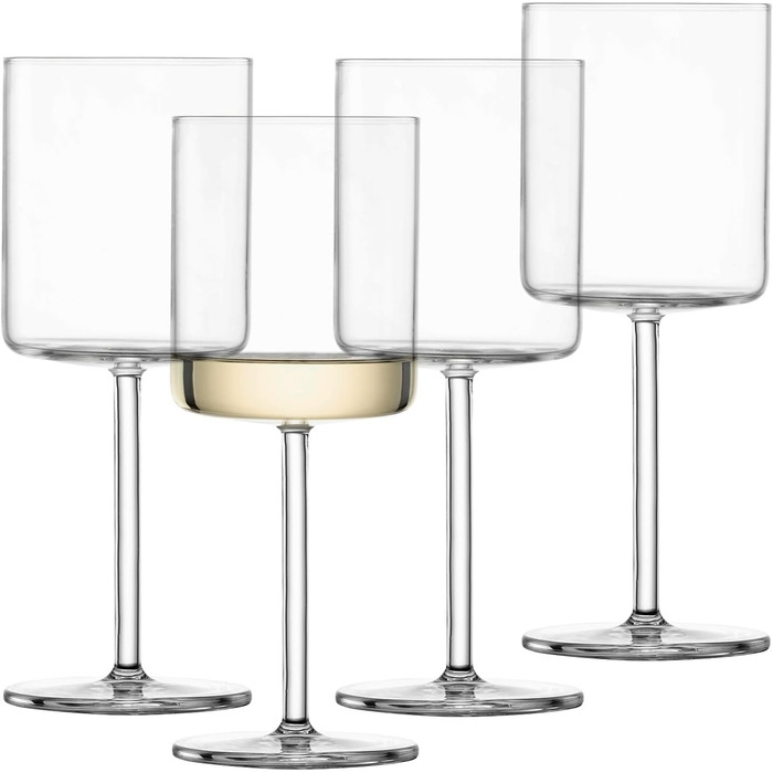 Набір келихів для білого вина Schott Zwiesel Modo (4 шт.), Made in Germany, Tritan-кристалл, для миття в посудомийній машині