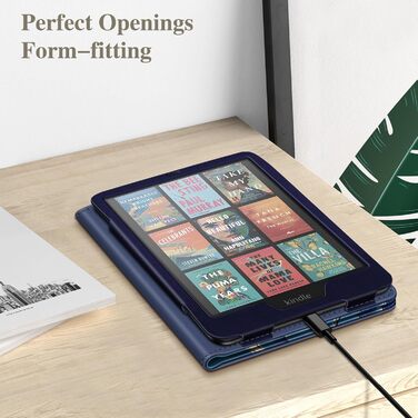 Чохол Fintie для Kindle Paperwhite 12-го покоління (2024/2025) з підставкою, петлею та авто-сном, Ozean Marmor