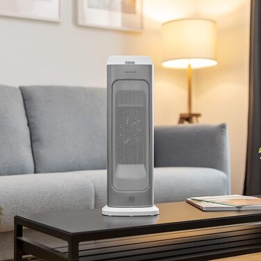 Обігрівач Cecotec ReadyWarm 6250 Ceramic Sky Style: керамічний, 2000 Вт, 3 режими, термостат, осциляція 90°, захист від перекидання та перегріву, для площі до 25 м²