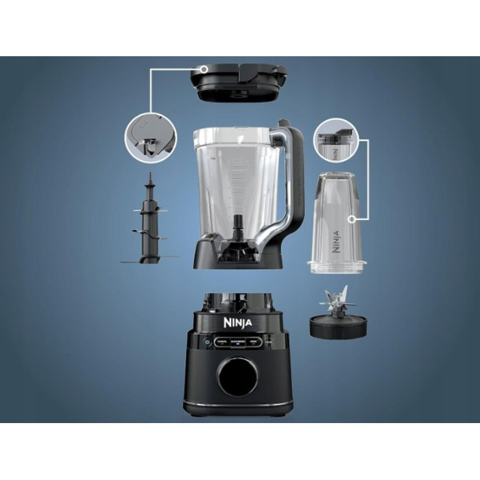 Стаціонарний блендер Ninja TB301EU, 1200 Вт, чорний