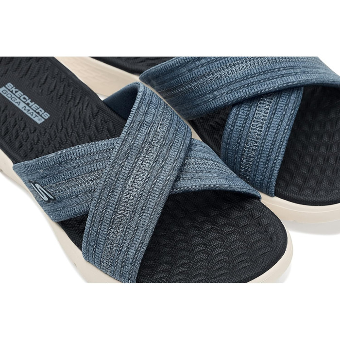 Сандалі жіночі Skechers Go Walk Flex Impressed Navy текстиль 40 EU